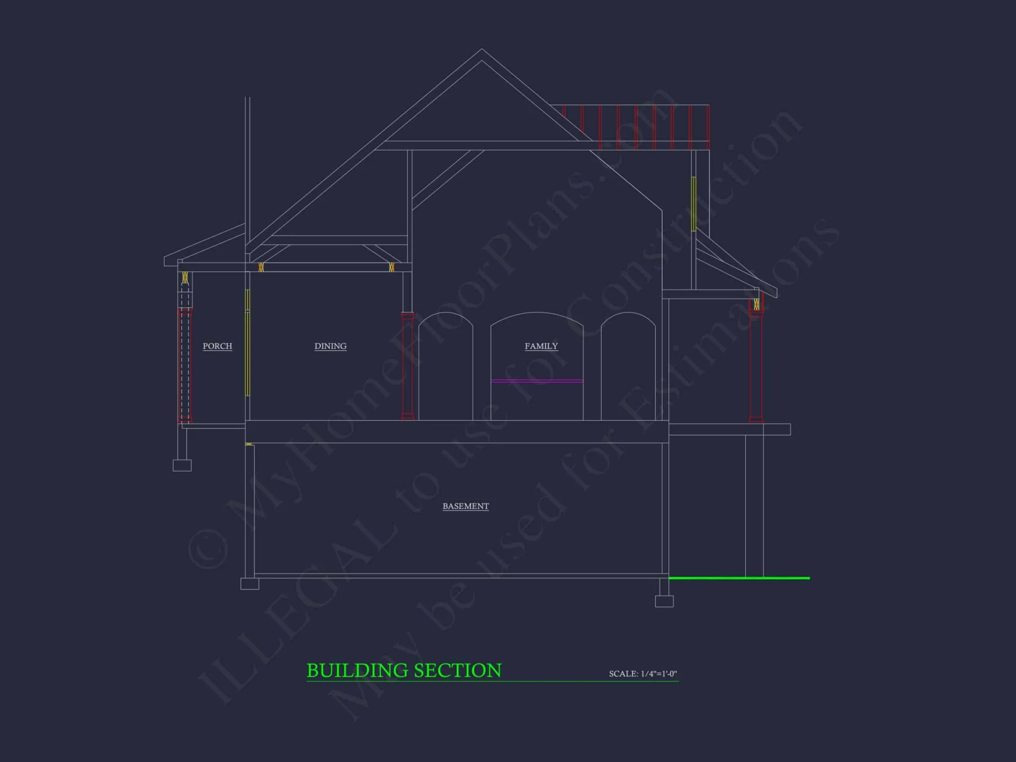 Premium house Plan with 2-Story CAD Blueprints & Designs