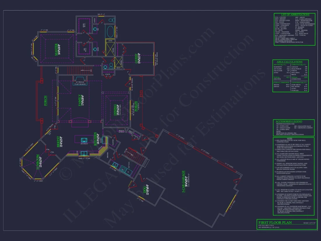 Premium house Plan with 2-Story CAD Blueprints & Designs