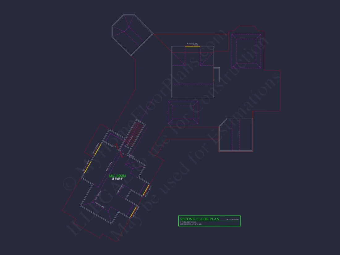 Premium house Plan with 2-Story CAD Blueprints & Designs
