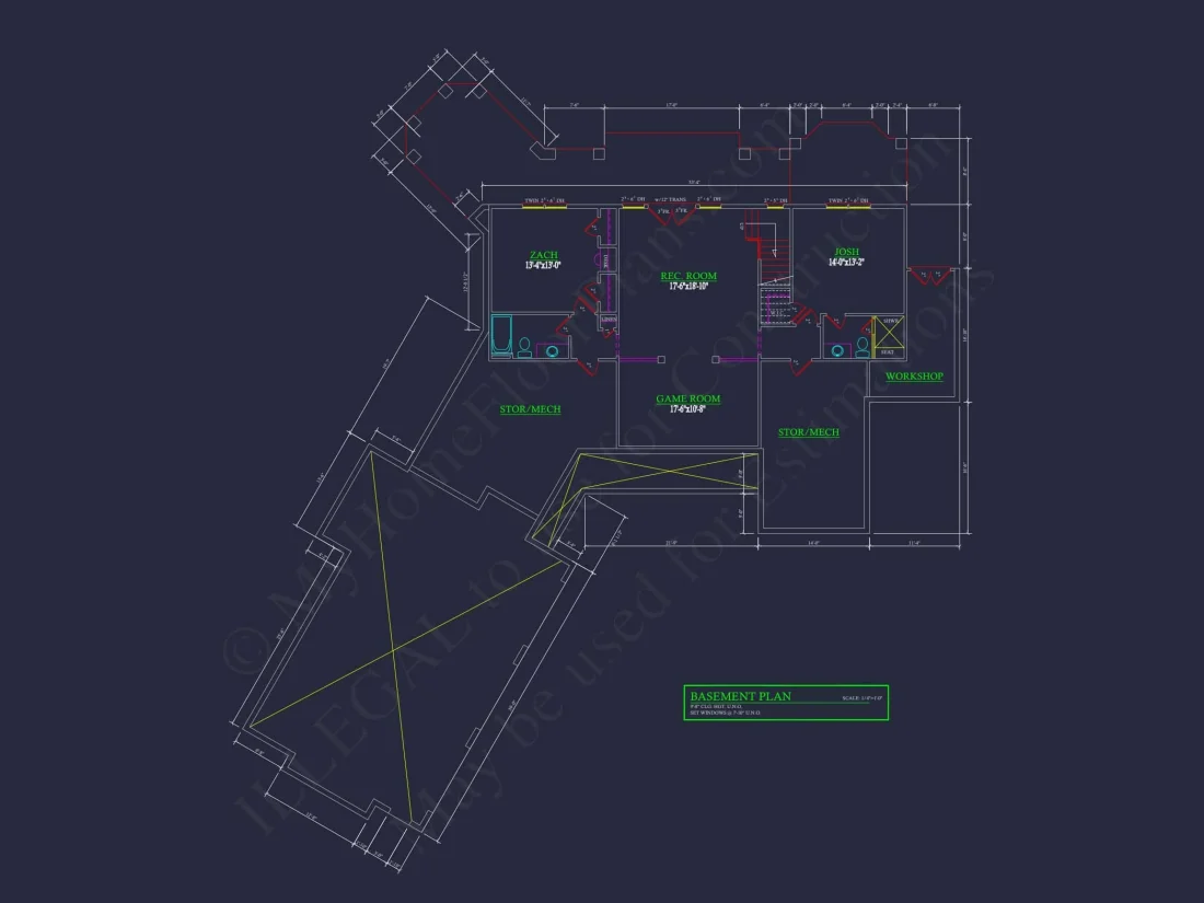 Premium house Plan with 2-Story CAD Blueprints & Designs
