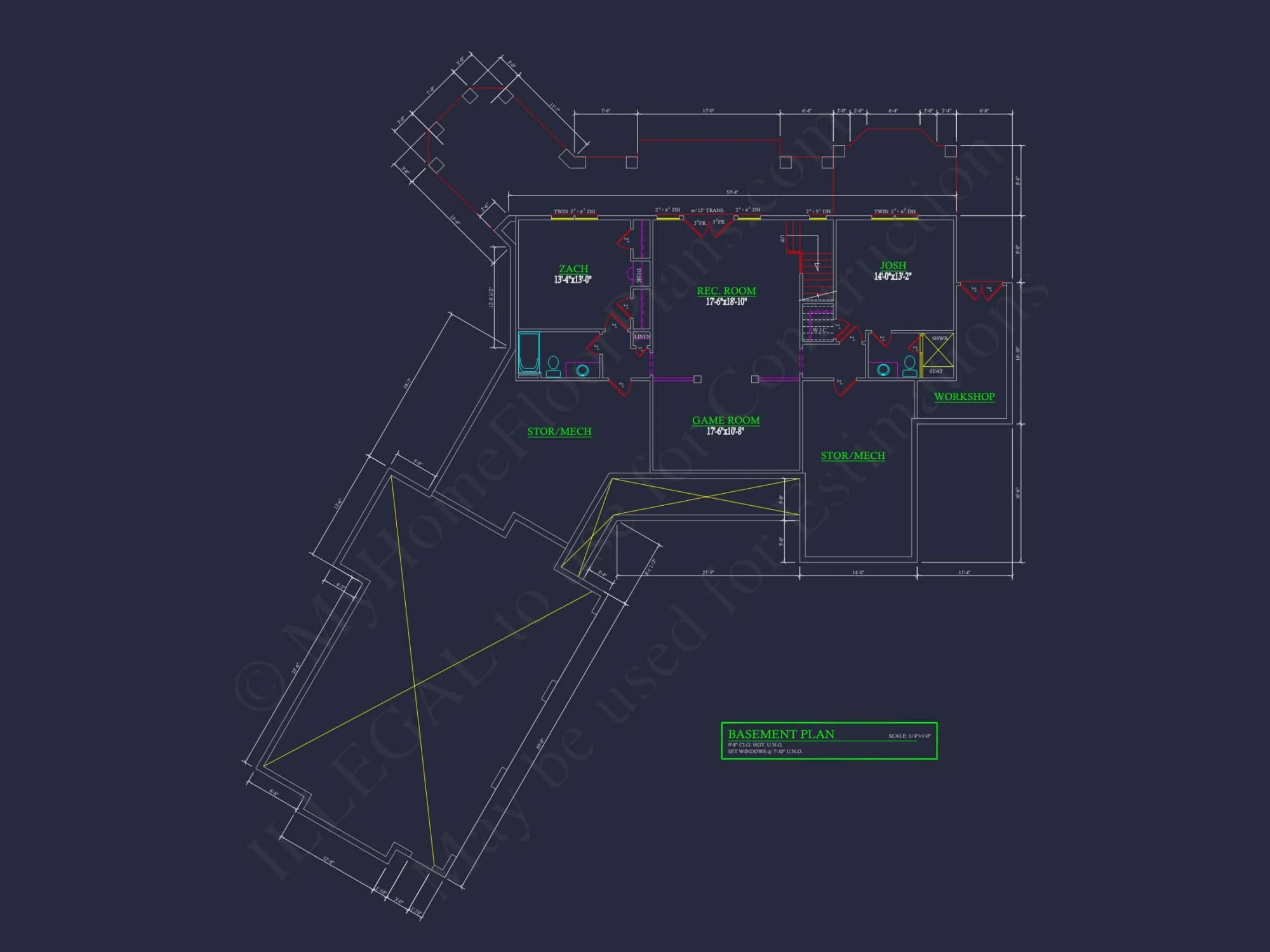 Premium house Plan with 2-Story CAD Blueprints & Designs