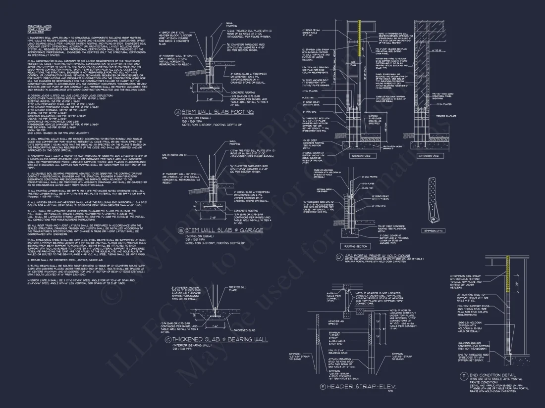 Shingle Style 2-Story house Plan, 6 Bed, 4693 Sq Ft Floor Plan