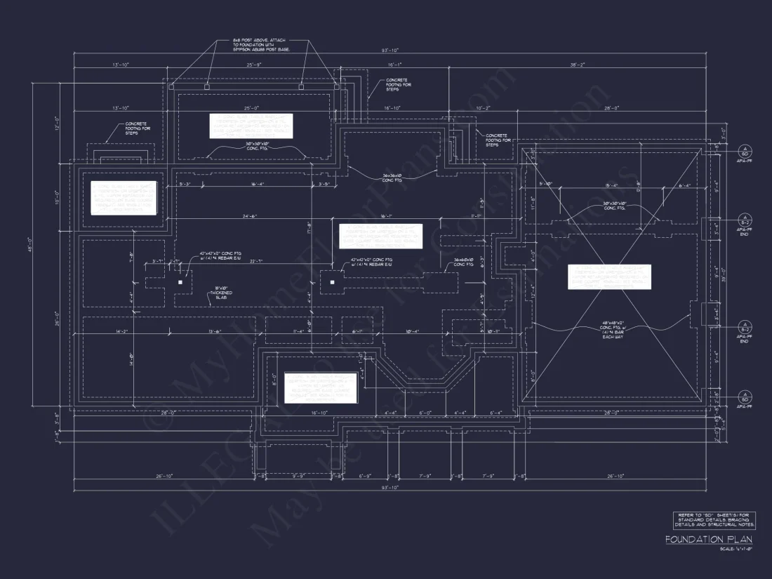 Shingle Style 2-Story house Plan, 6 Bed, 4693 Sq Ft Floor Plan