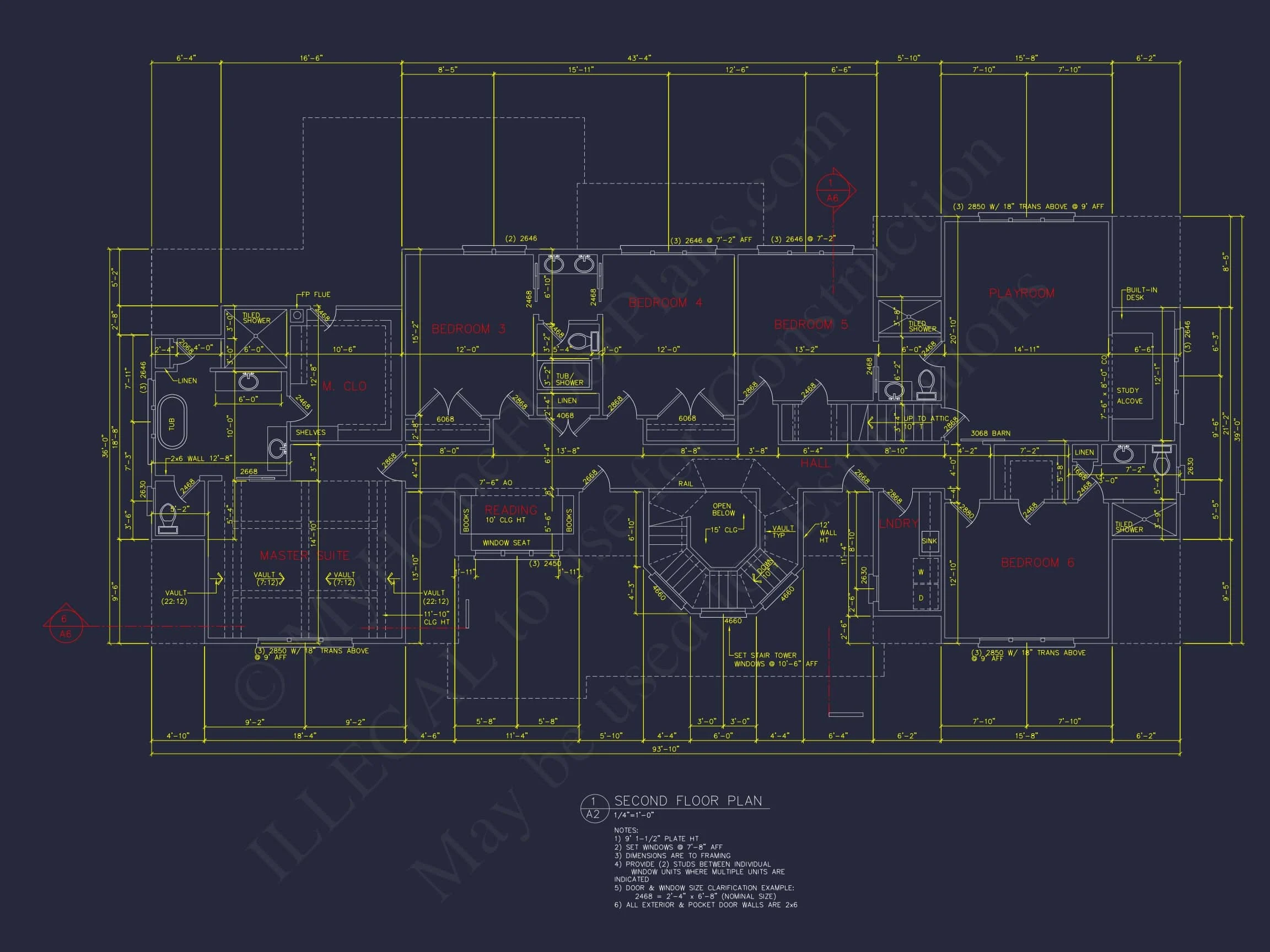 14-2016 HOUSE PLAN - Shingle Style 2-Story House Plan, 6 Bed, 4693 Sq Ft Floor Plan 9 Shingle Style 2-Story house Plan, 6 Bed, 4693 Sq Ft Floor Plan