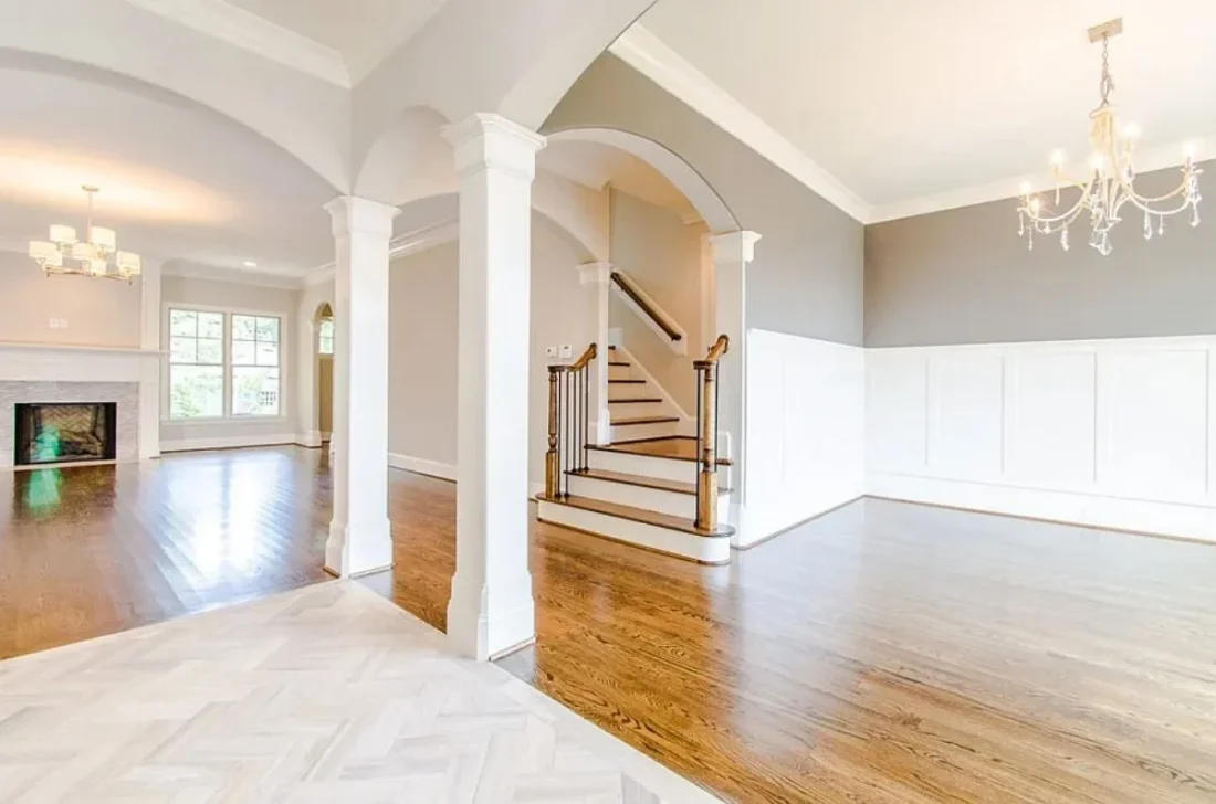 Modern Floor Plan with CAD Designs for 2-Story house Blueprints