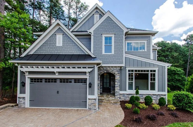 Modern Floor Plan with CAD Designs for 2-Story house Blueprints