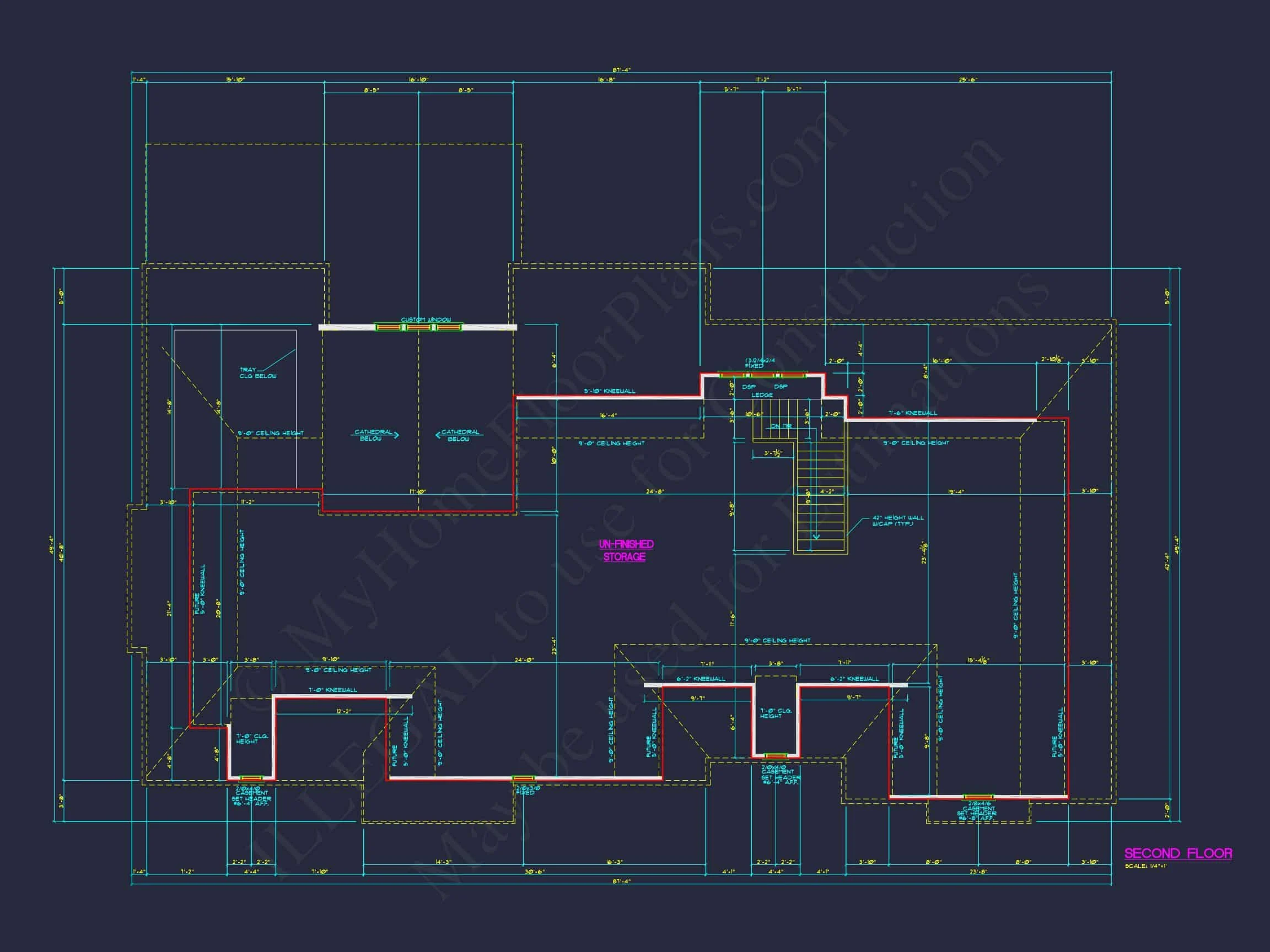14-1916 HOUSE PLAN - Custom House Plan: Floor Plans, CAD Designs & Blueprints 11 Custom house Plan: Floor Plans, CAD Designs & Blueprints