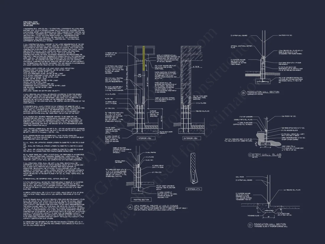 Modern house Designs: 3-Story Floor Plan with CAD Blueprint