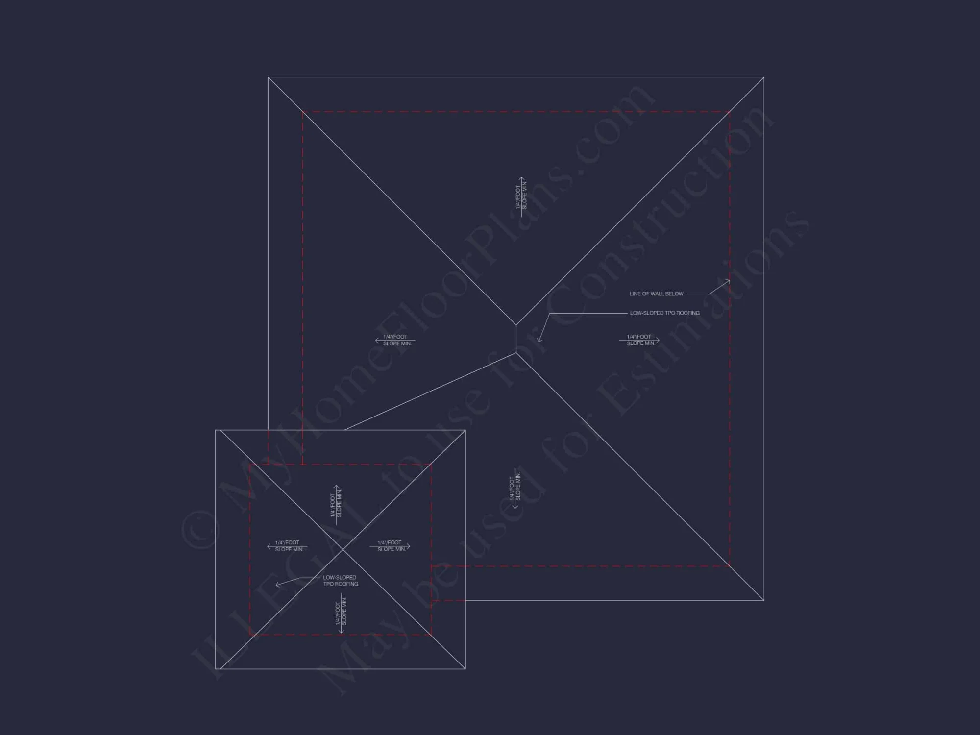 Modern house Designs: 3-Story Floor Plan with CAD Blueprint