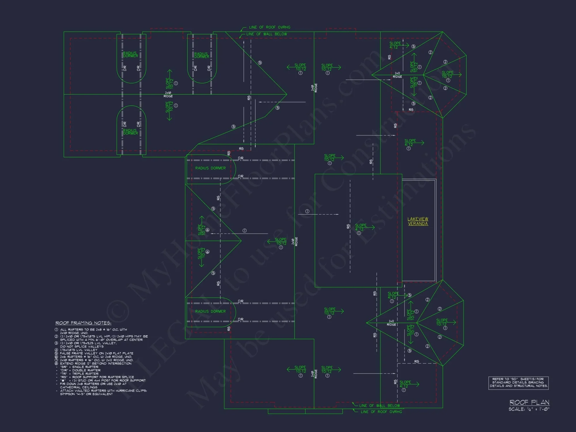 Elegant 2-Story house Floor Plan with CAD Designs & Blueprints
