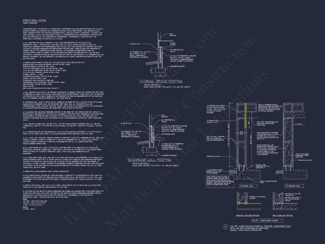 Elegant 2-Story house Floor Plan with CAD Designs & Blueprints