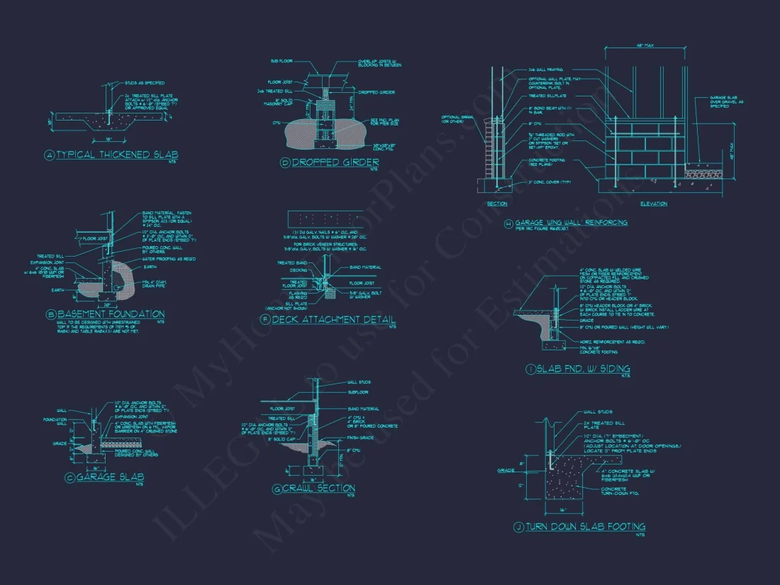 Luxury house Floor Plan with 4 Bedrooms, CAD Blueprint Designs