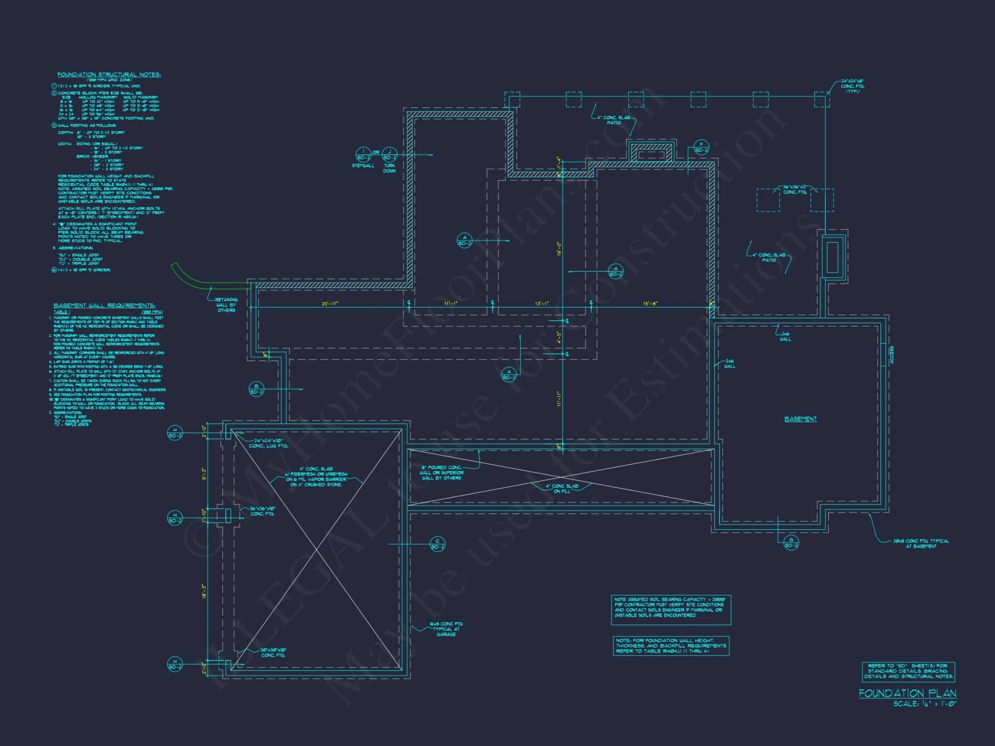 Luxury house Floor Plan with 4 Bedrooms, CAD Blueprint Designs