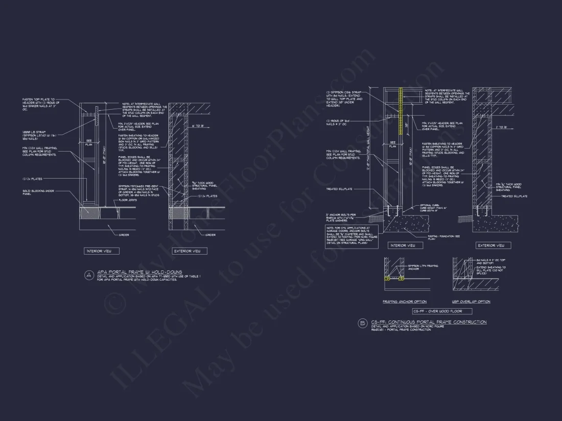 Custom Beach house Plan with 3 Floors, 4 Bedrooms & CAD Design