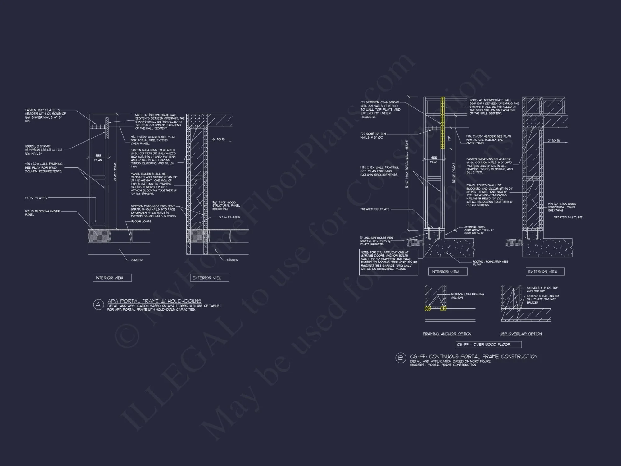 Custom Beach house Plan with 3 Floors, 4 Bedrooms & CAD Design