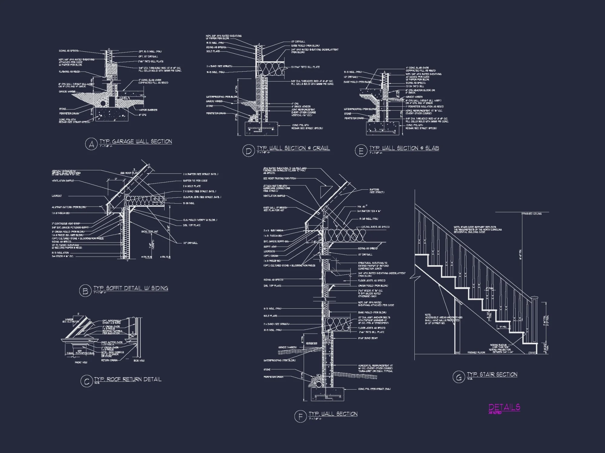 Modern house Plan with 3 Floors, CAD & Spacious Layout