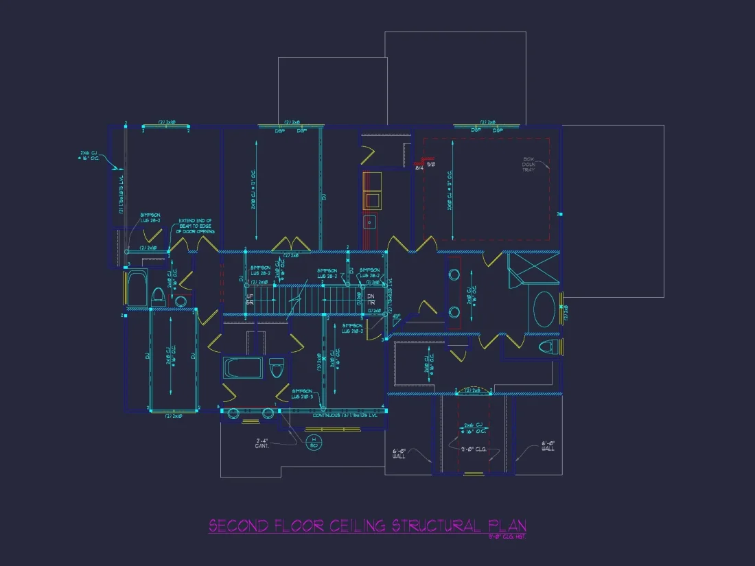 Modern house Plan with 3 Floors, CAD & Spacious Layout