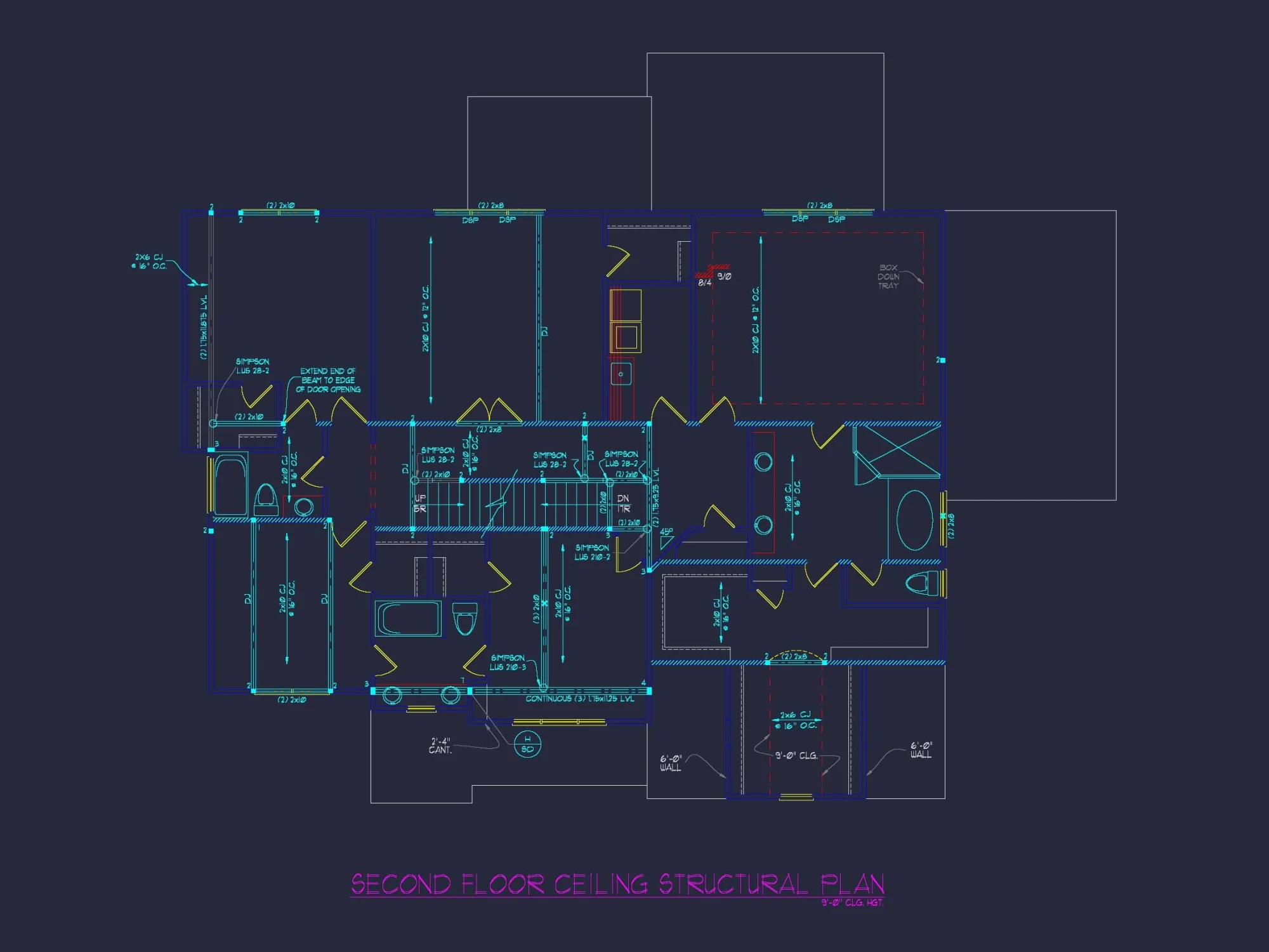Modern house Plan with 3 Floors, CAD & Spacious Layout