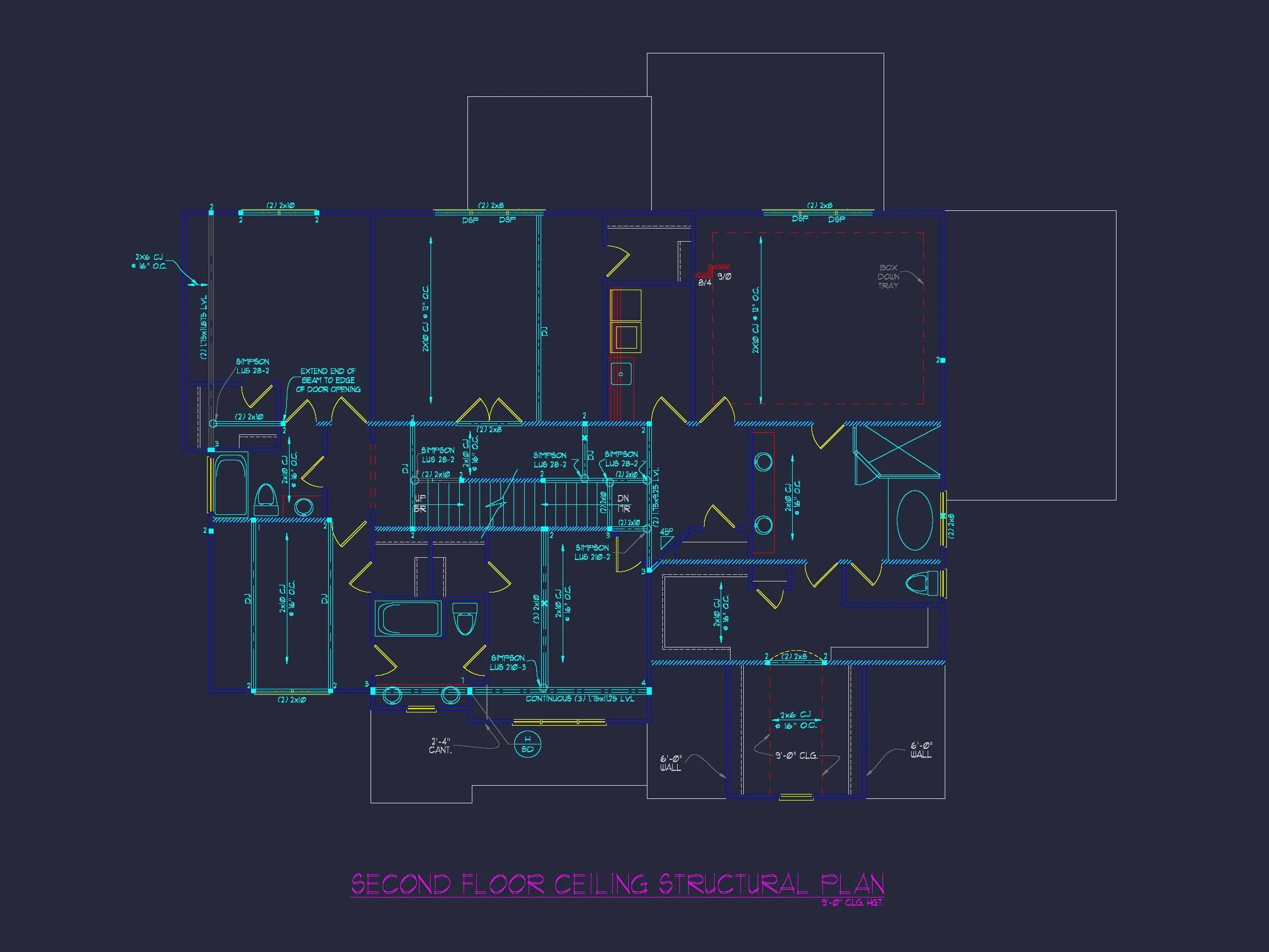 Modern house Plan with 3 Floors, CAD & Spacious Layout