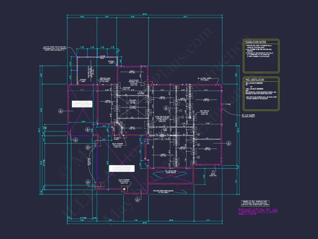 Mediterranean house Plan with 3 Floors and 4 Bedrooms