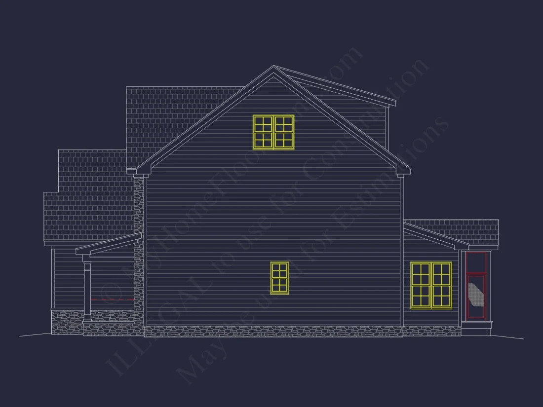 Mediterranean house Plan with 3 Floors and 4 Bedrooms