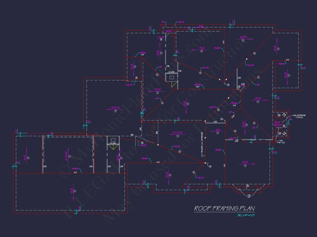 Beautiful house Floor Plan with CAD Blueprints and Designs