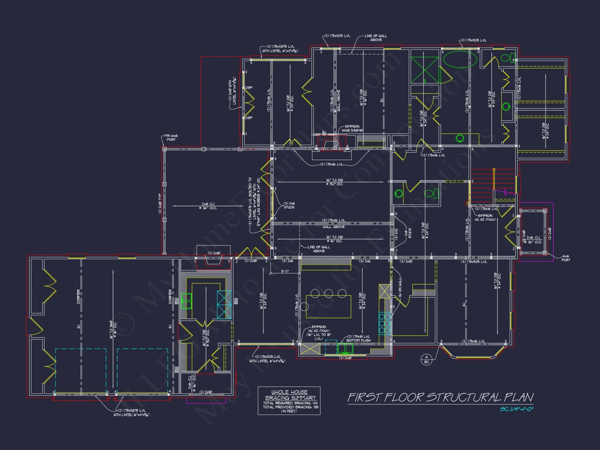 Beautiful house Floor Plan with CAD Blueprints and Designs