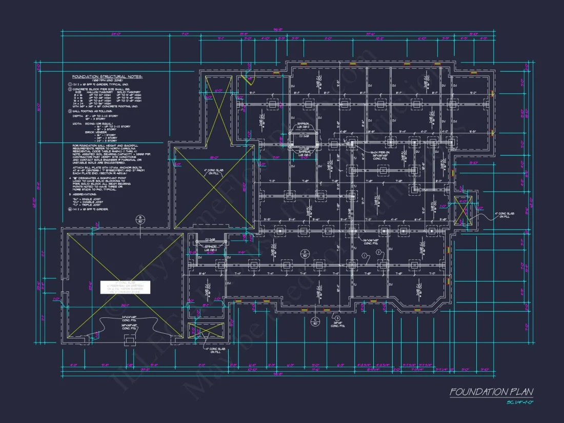Beautiful house Floor Plan with CAD Blueprints and Designs