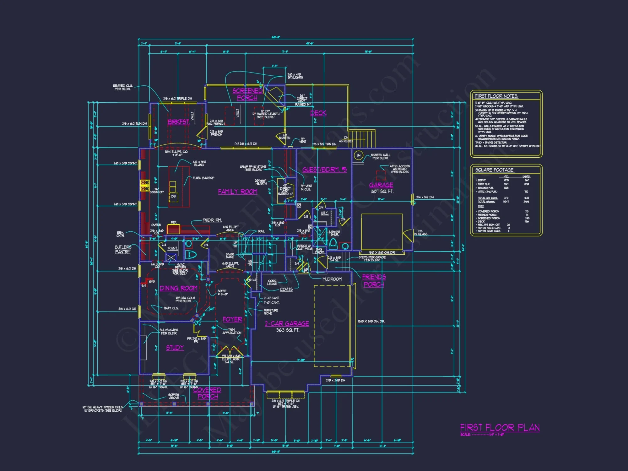 CAD, Floor Plan Designs