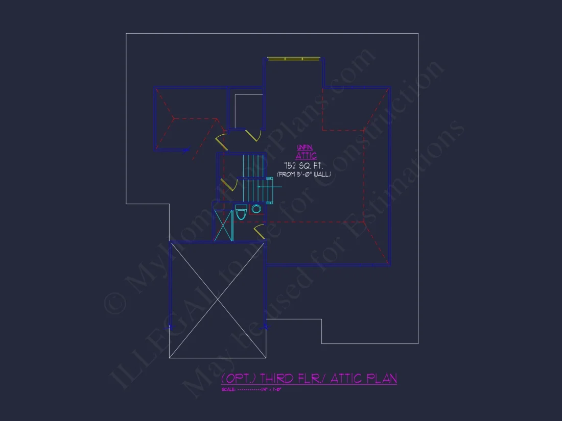 Elegant house Plan with CAD Designs and Traditional Blueprint