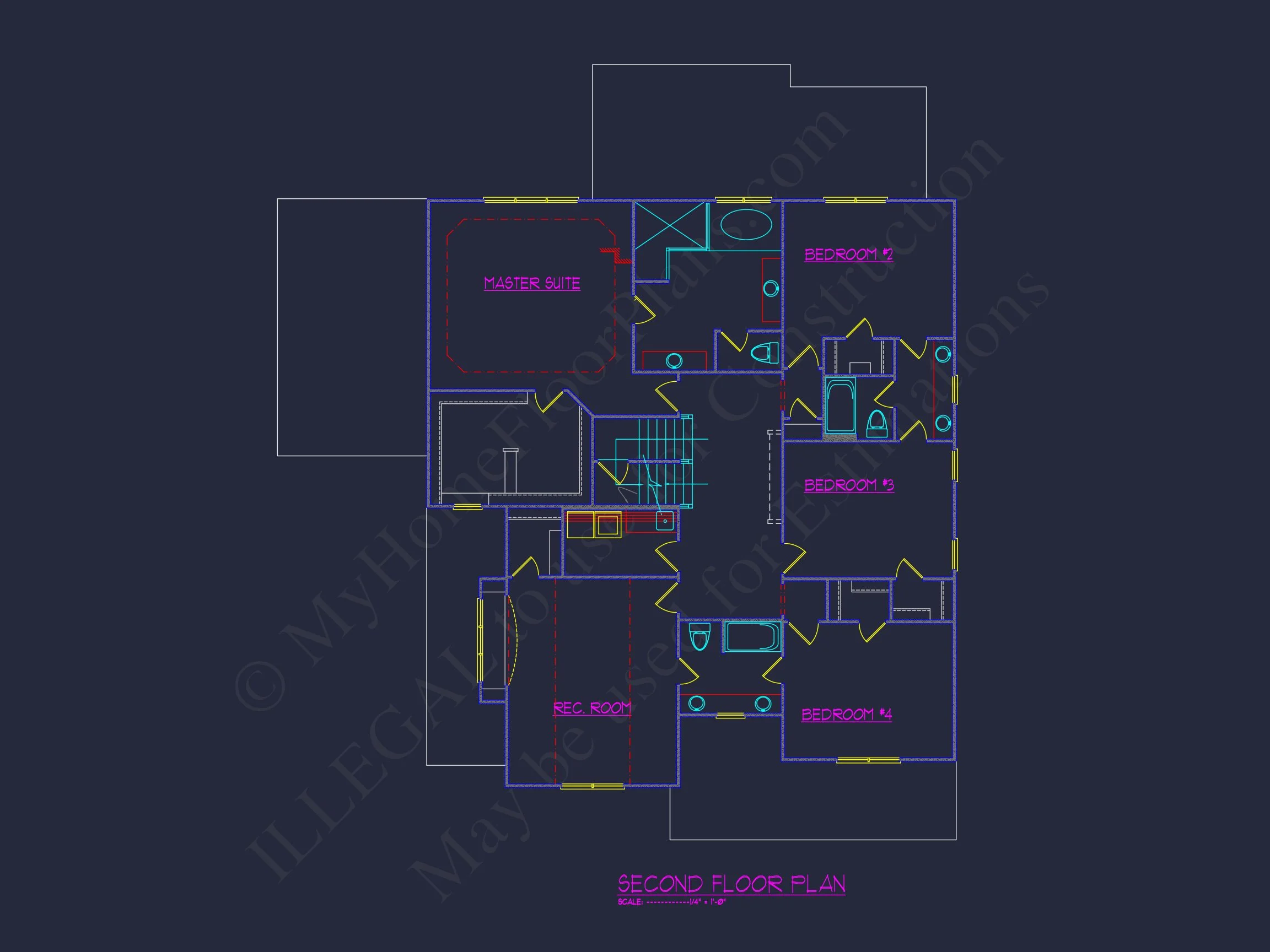 Elegant house Plan with CAD Designs and Traditional Blueprint