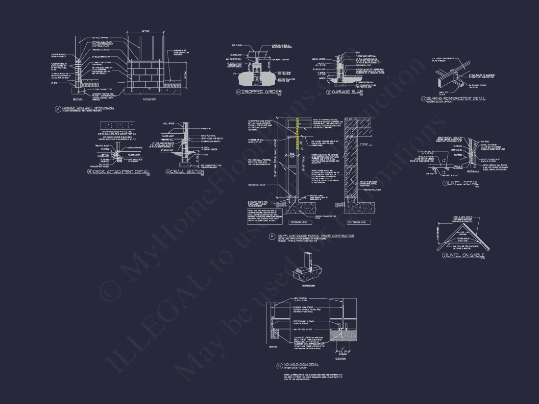 Elegant house Floor Plan: Architectural Designs with CAD Blueprint