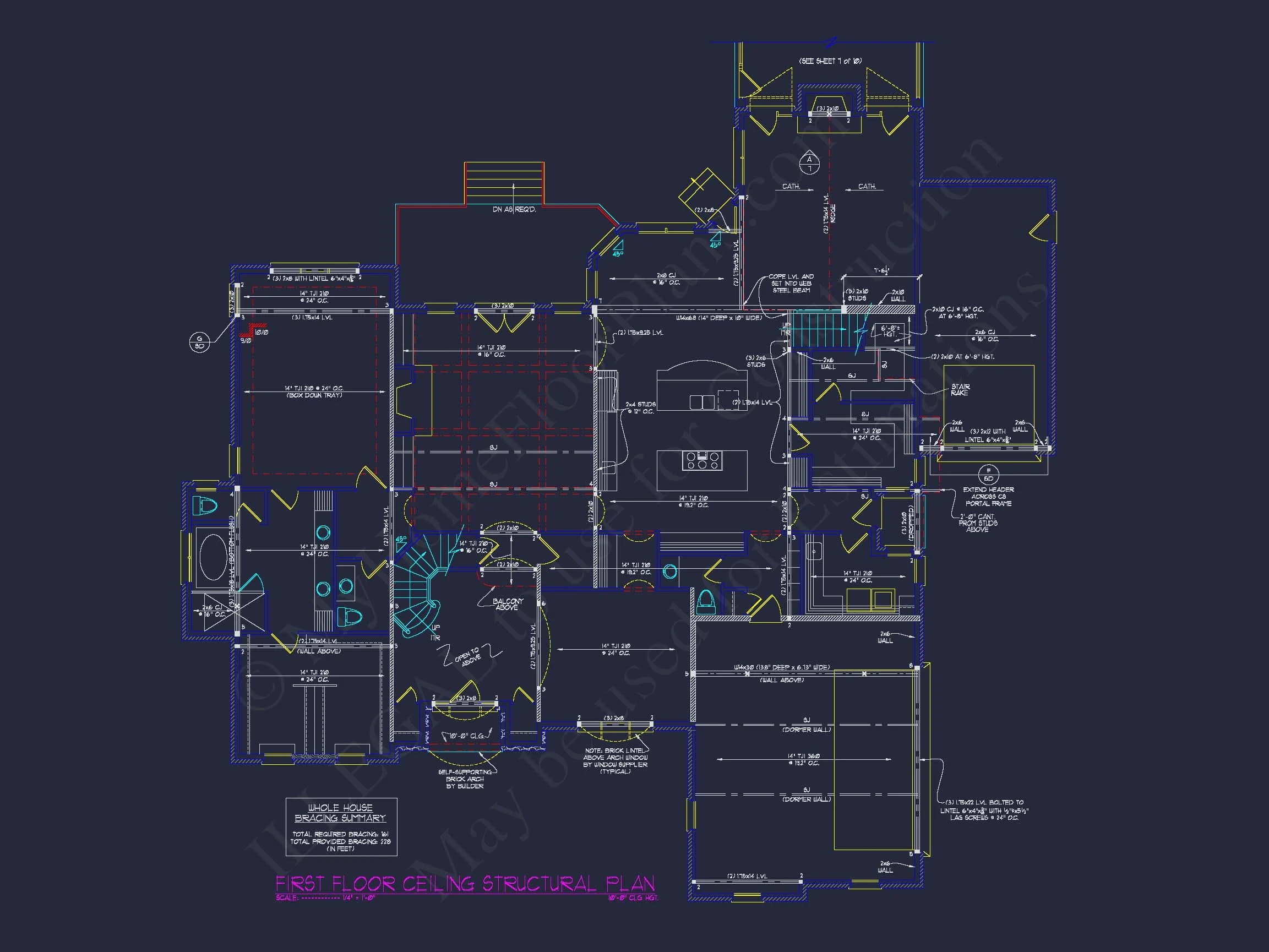Elegant house Floor Plan: Architectural Designs with CAD Blueprint