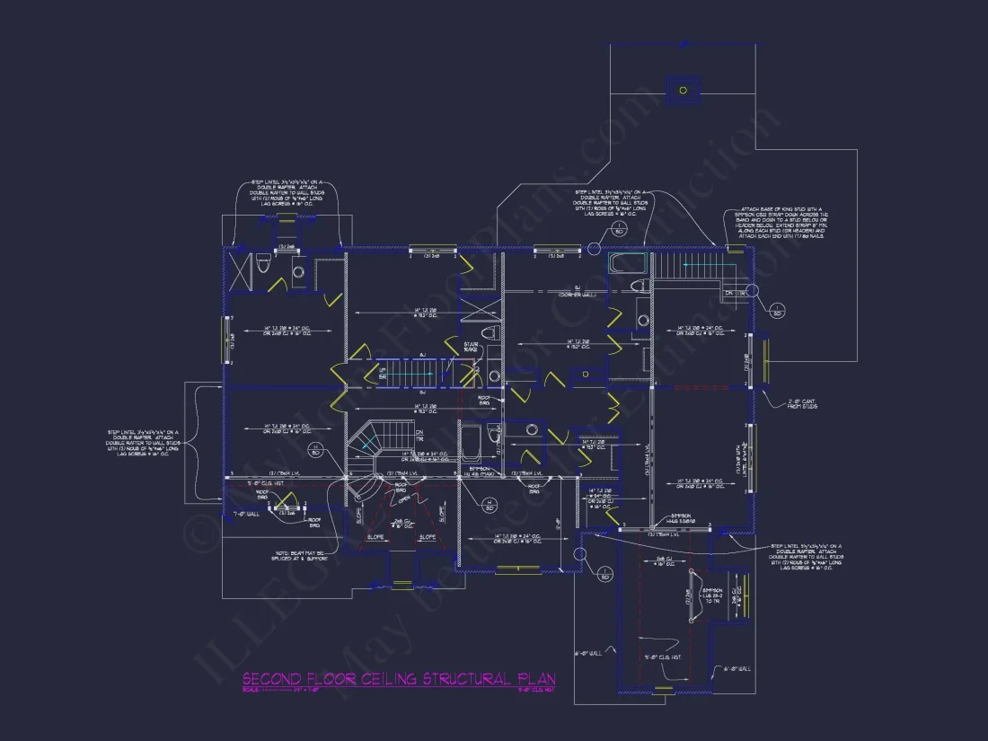 Elegant house Floor Plan: Architectural Designs with CAD Blueprint