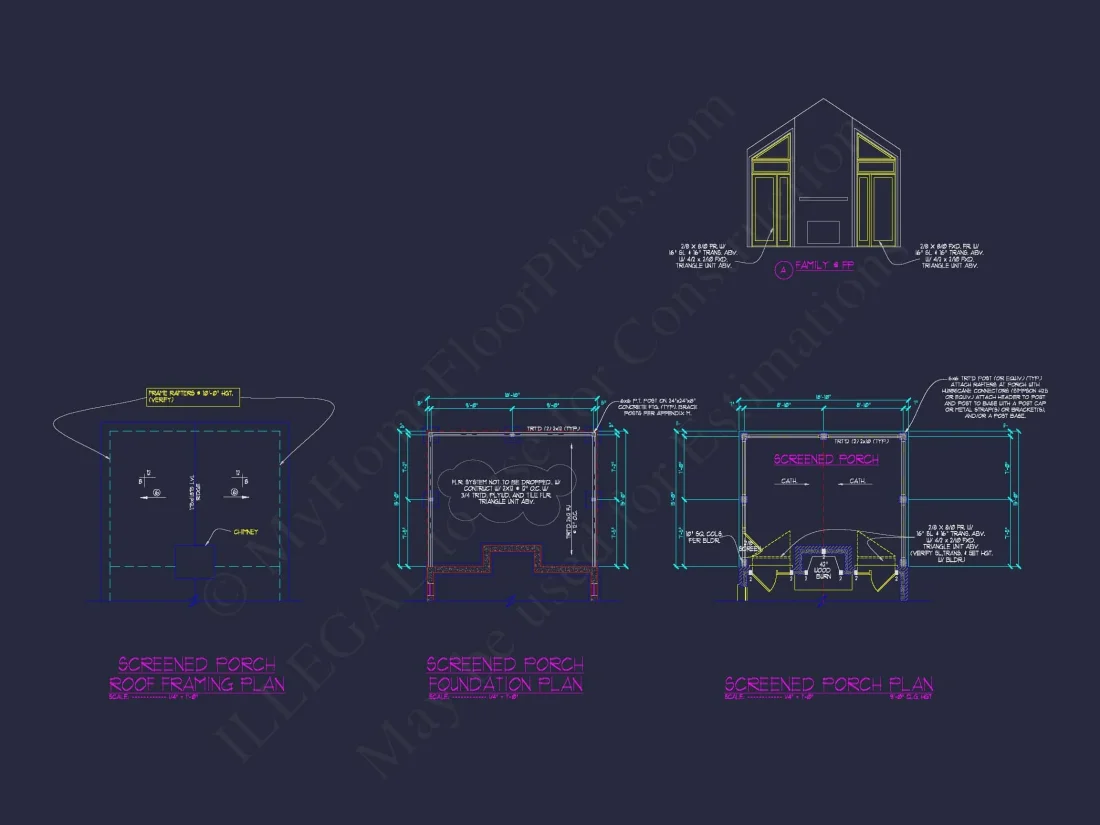 Elegant house Floor Plan: Architectural Designs with CAD Blueprint