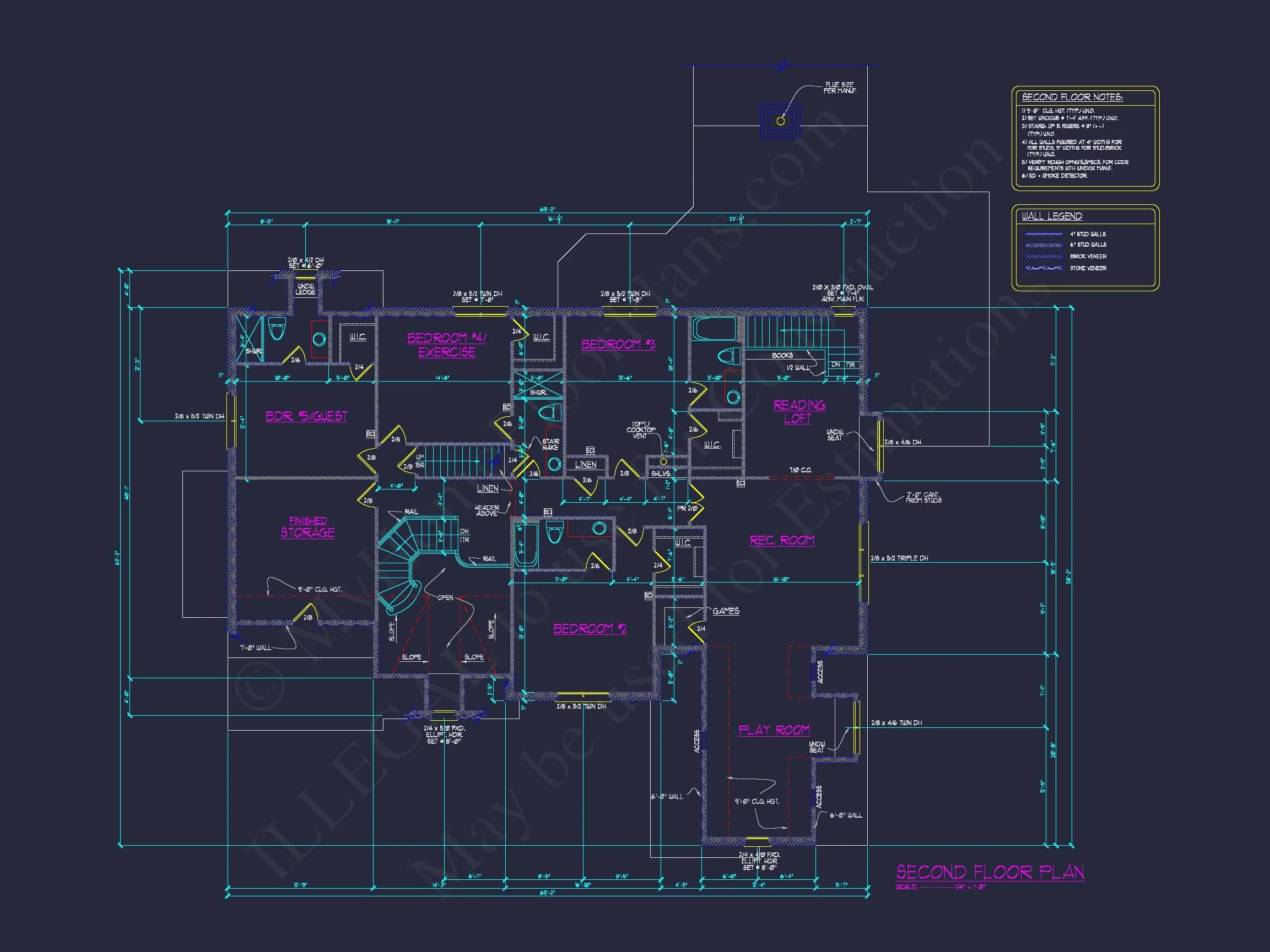 Elegant house Floor Plan: Architectural Designs with CAD Blueprint