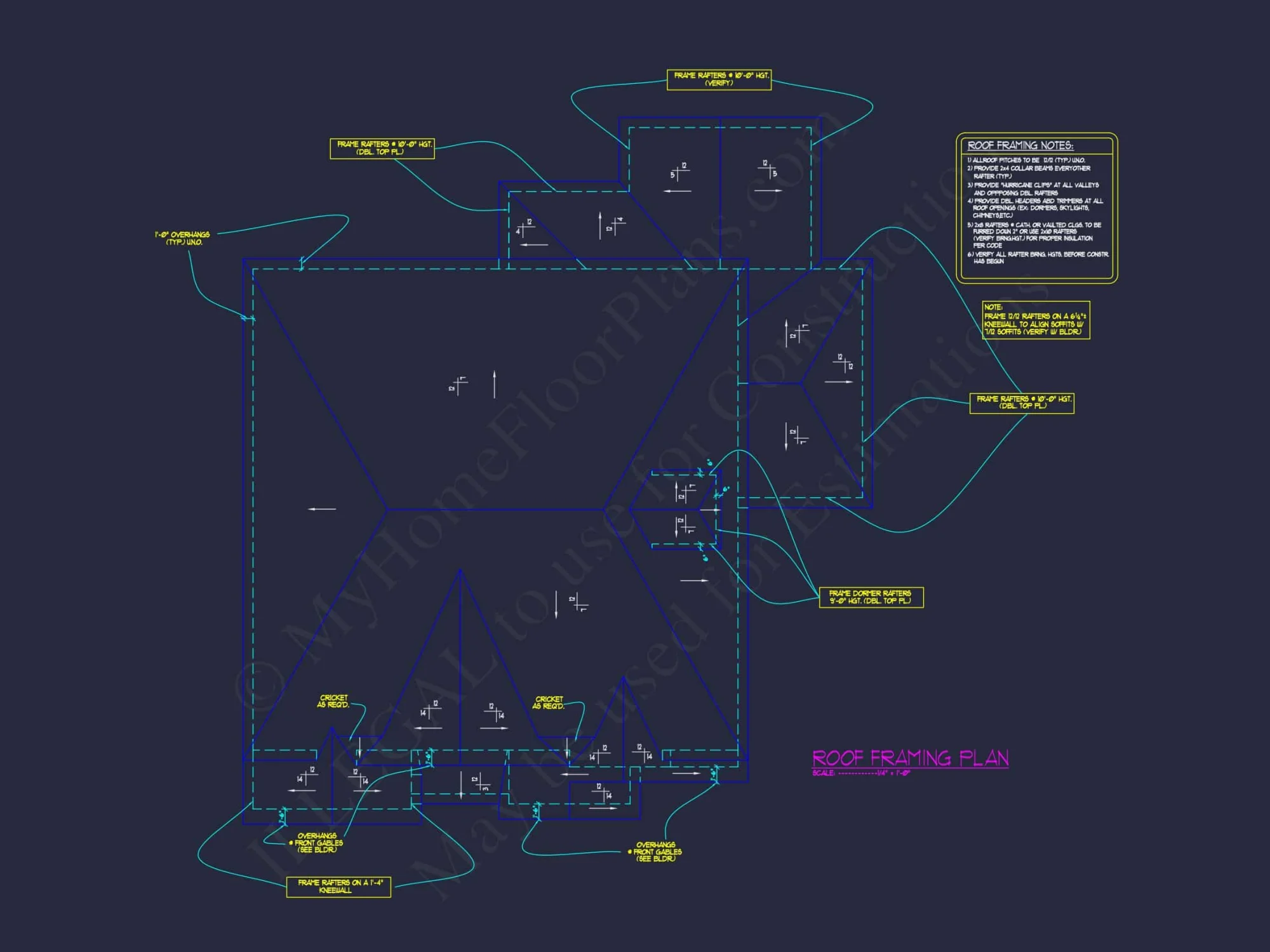 Modern Suburban house Plan with Blueprint & CAD Designs