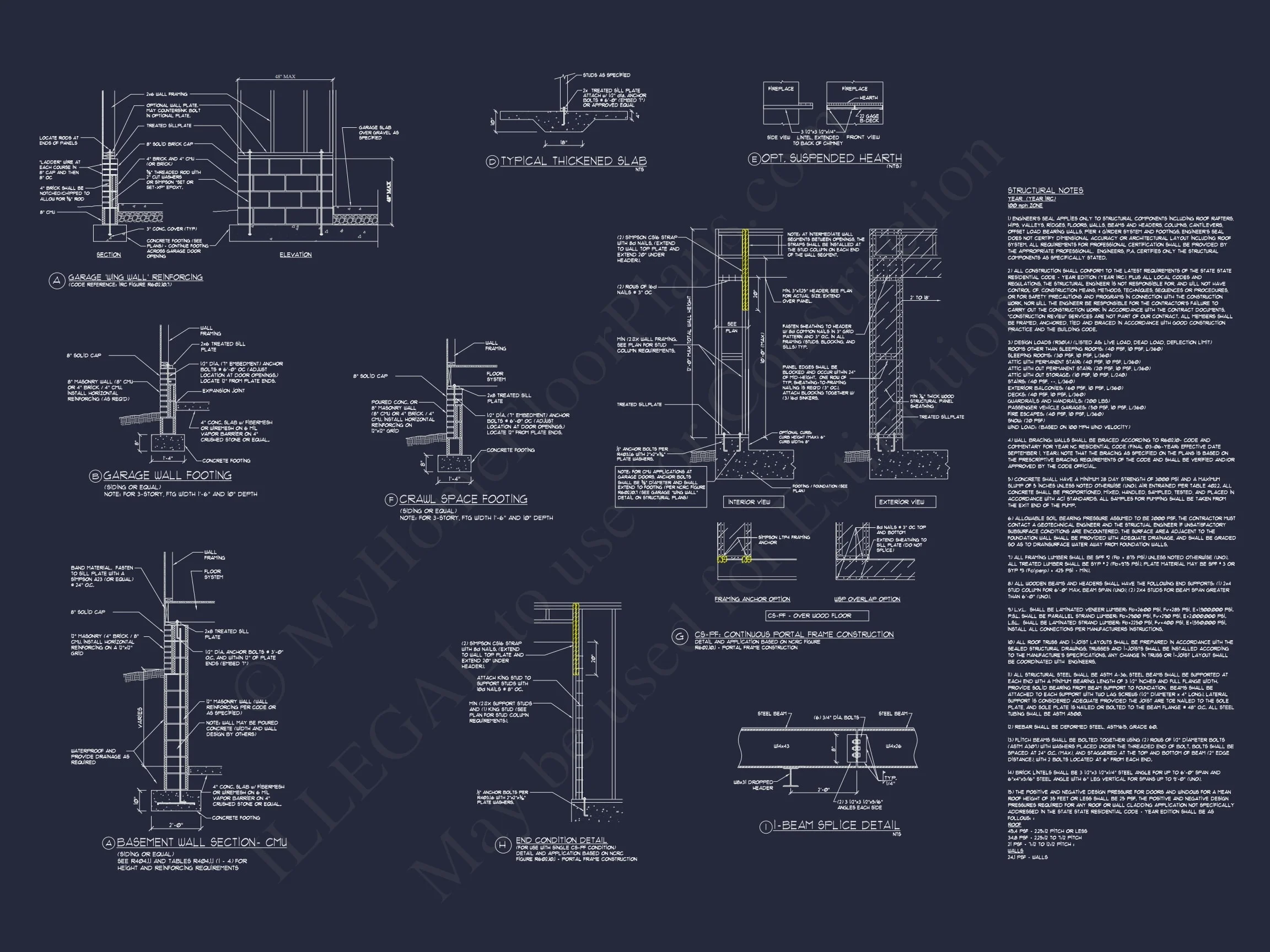 14-1457 HOUSE PLAN - Traditional Colonial Revival House Plan – 5-Bed, 5-Bath, 5,322 SF 23 house Design and Blueprint for Unique 3-Story Colonial Revival
