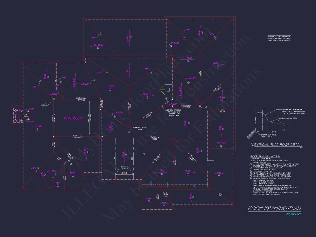 house Design and Blueprint for Unique 3-Story Colonial Revival