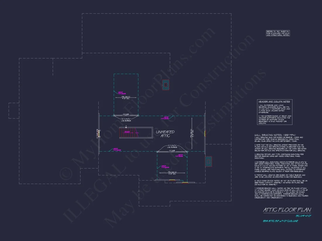 house Design and Blueprint for Unique 3-Story Colonial Revival