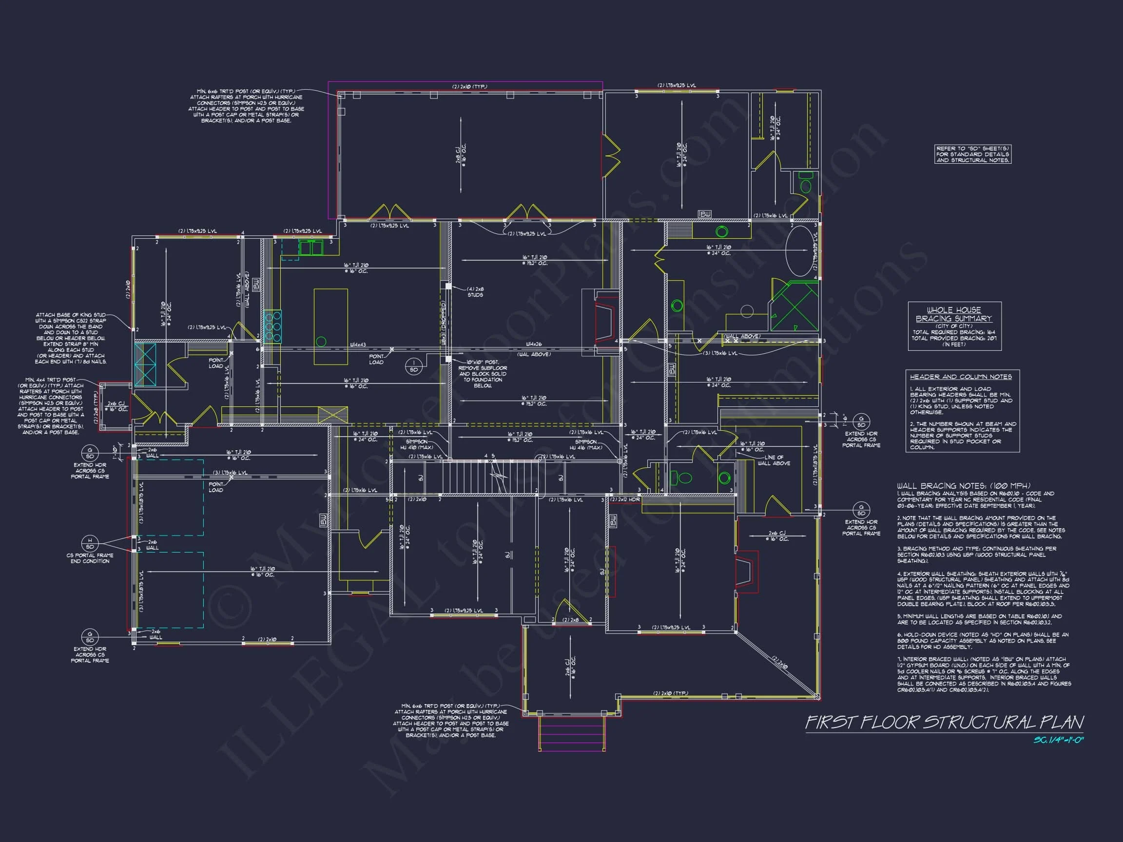 14-1457 HOUSE PLAN - Traditional Colonial Revival House Plan – 5-Bed, 5-Bath, 5,322 SF 19 house Design and Blueprint for Unique 3-Story Colonial Revival