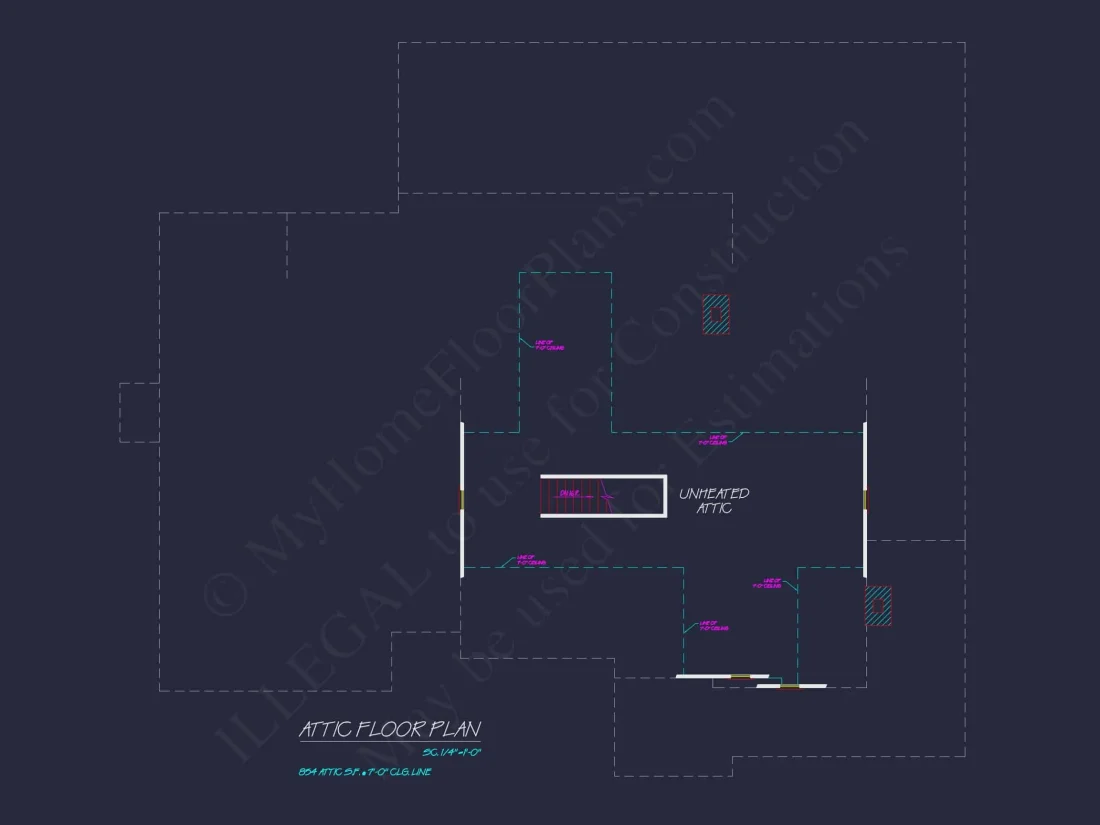 house Design and Blueprint for Unique 3-Story Colonial Revival