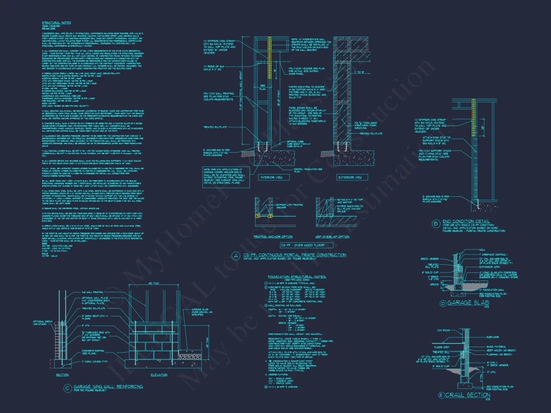 Elegant house Floor Plan with 4 Bedrooms: CAD Designs & Blueprints