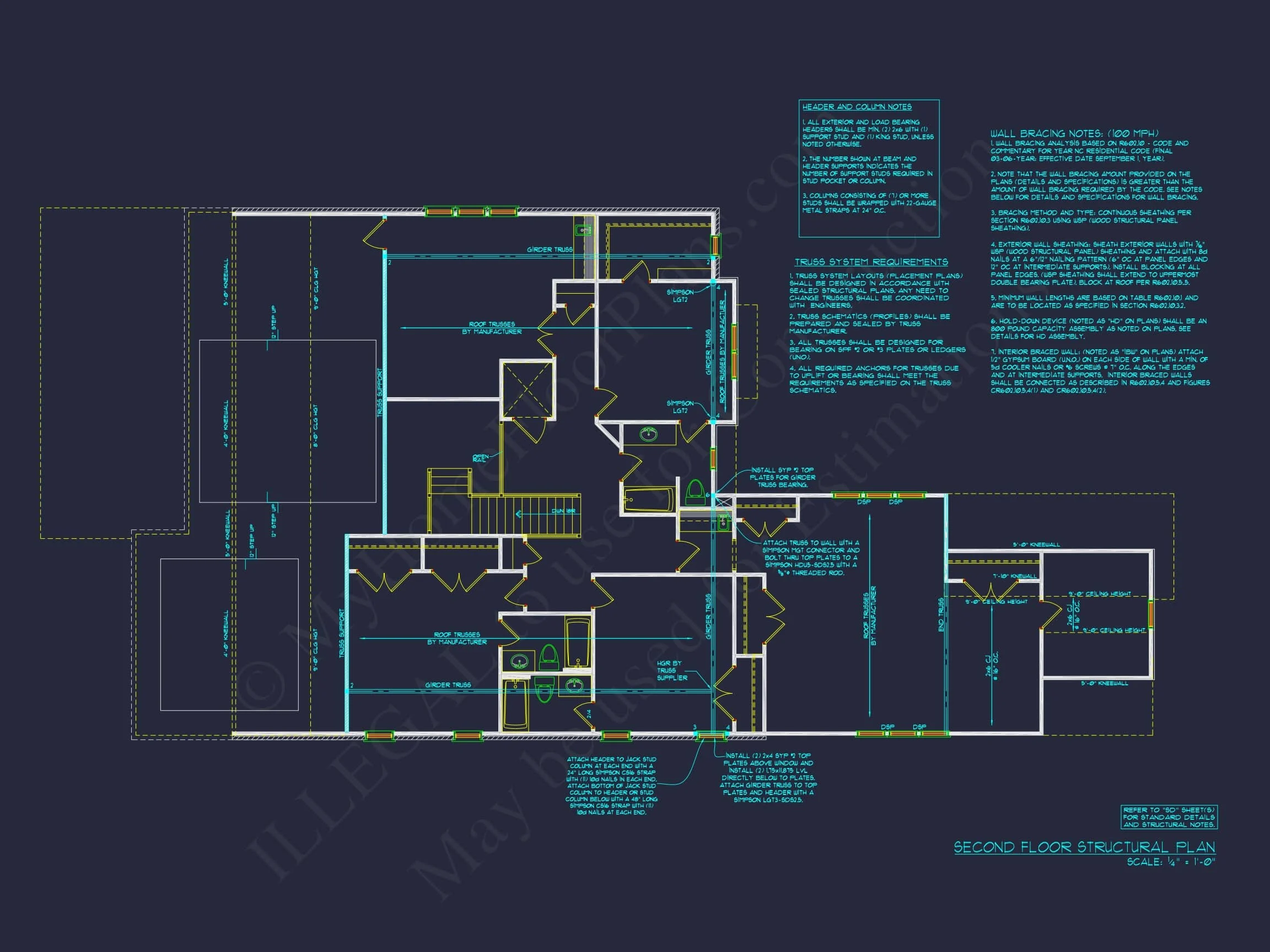 14-1433 HOUSE PLAN - Modern House Plan with Detailed Blueprint and CAD Designs 12 Modern house Plan with Detailed Blueprint and CAD Designs