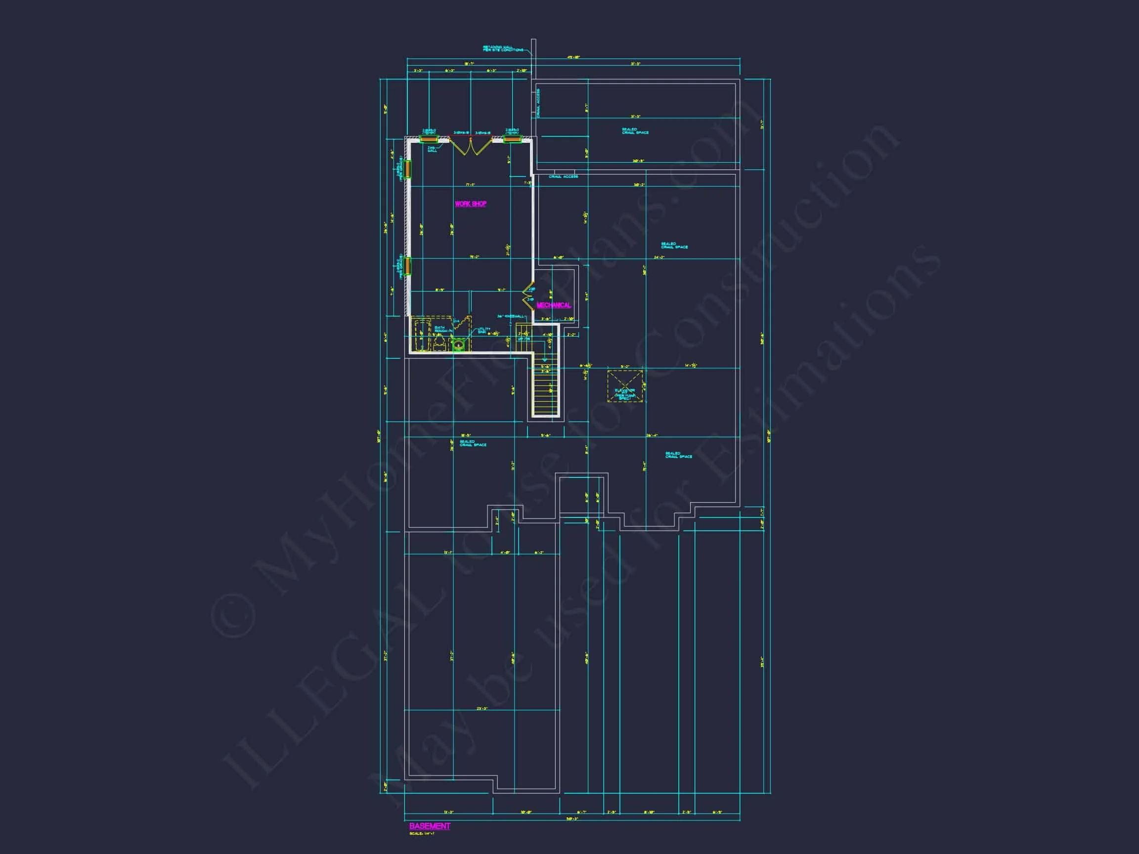 14-1433 HOUSE PLAN - Modern House Plan with Detailed Blueprint and CAD Designs 7 Modern house Plan with Detailed Blueprint and CAD Designs