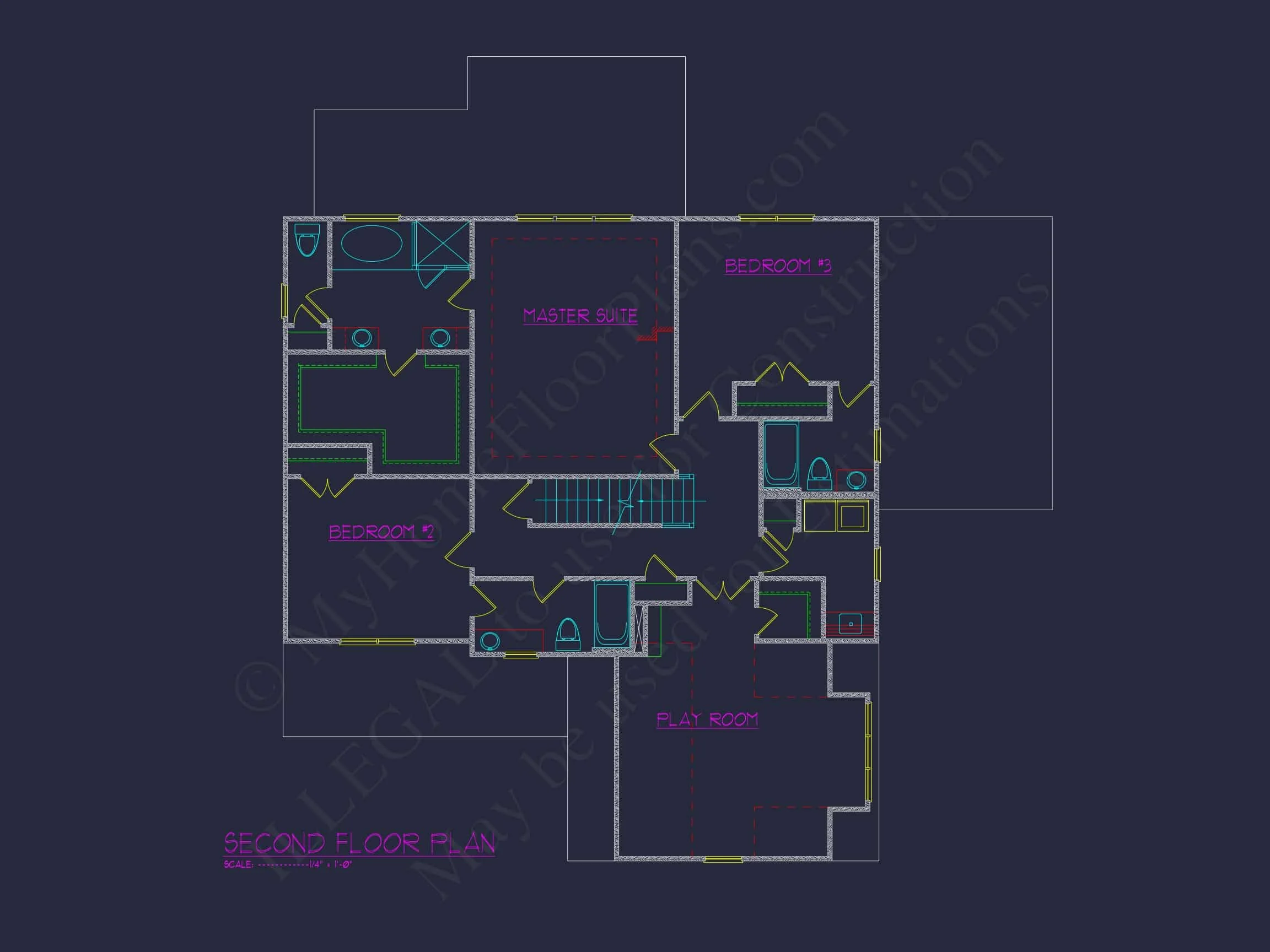 Stunning house Floor Plan with Blueprint Designs and CAD