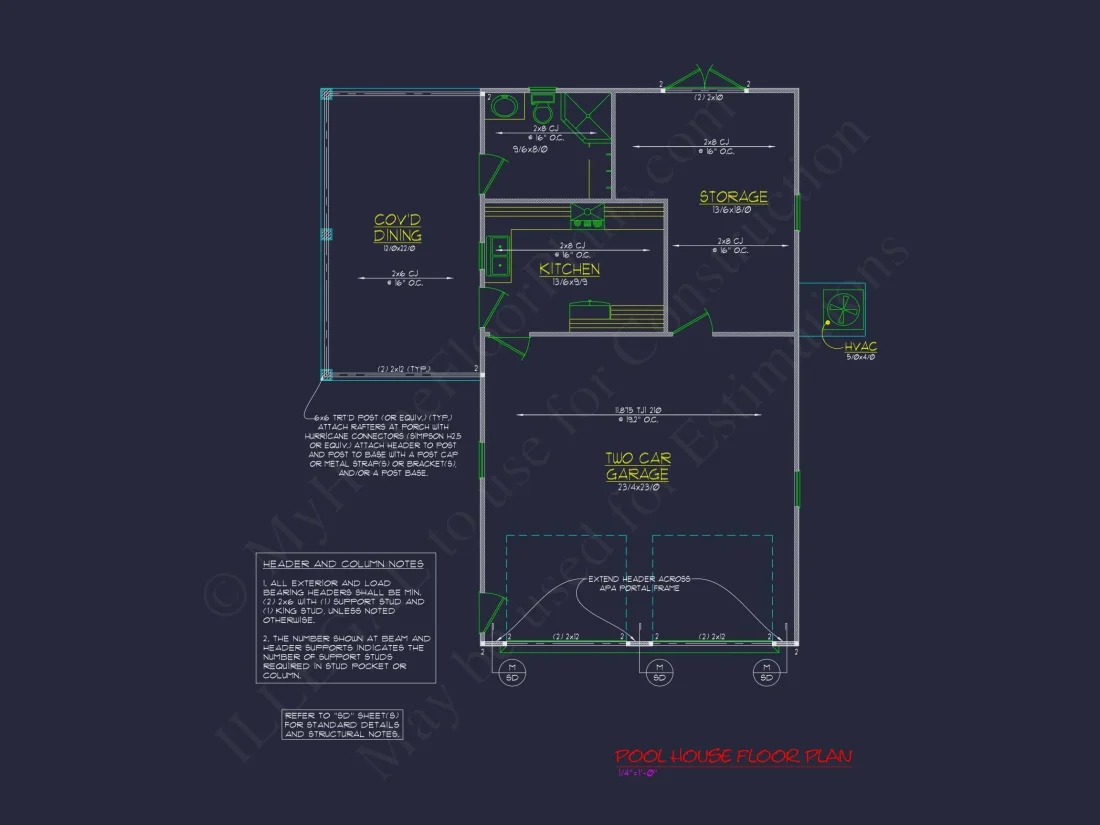 Stunning Floor Design with Pool House