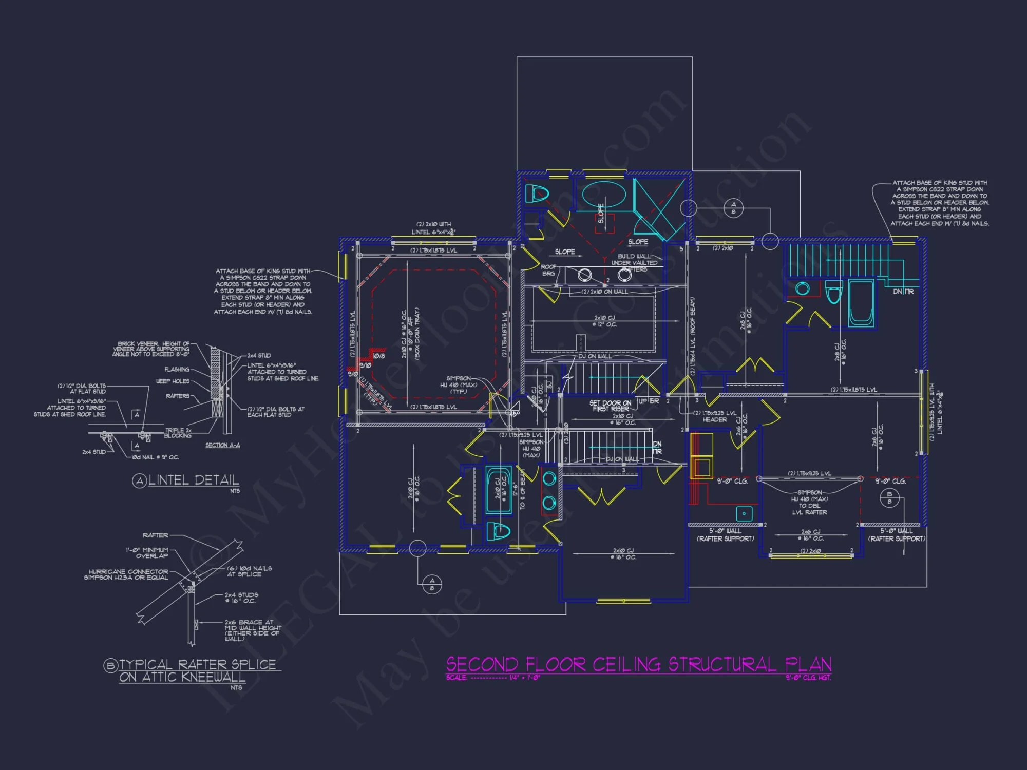Stunning Traditional house Plan with 3.5 Floors and CAD Designs