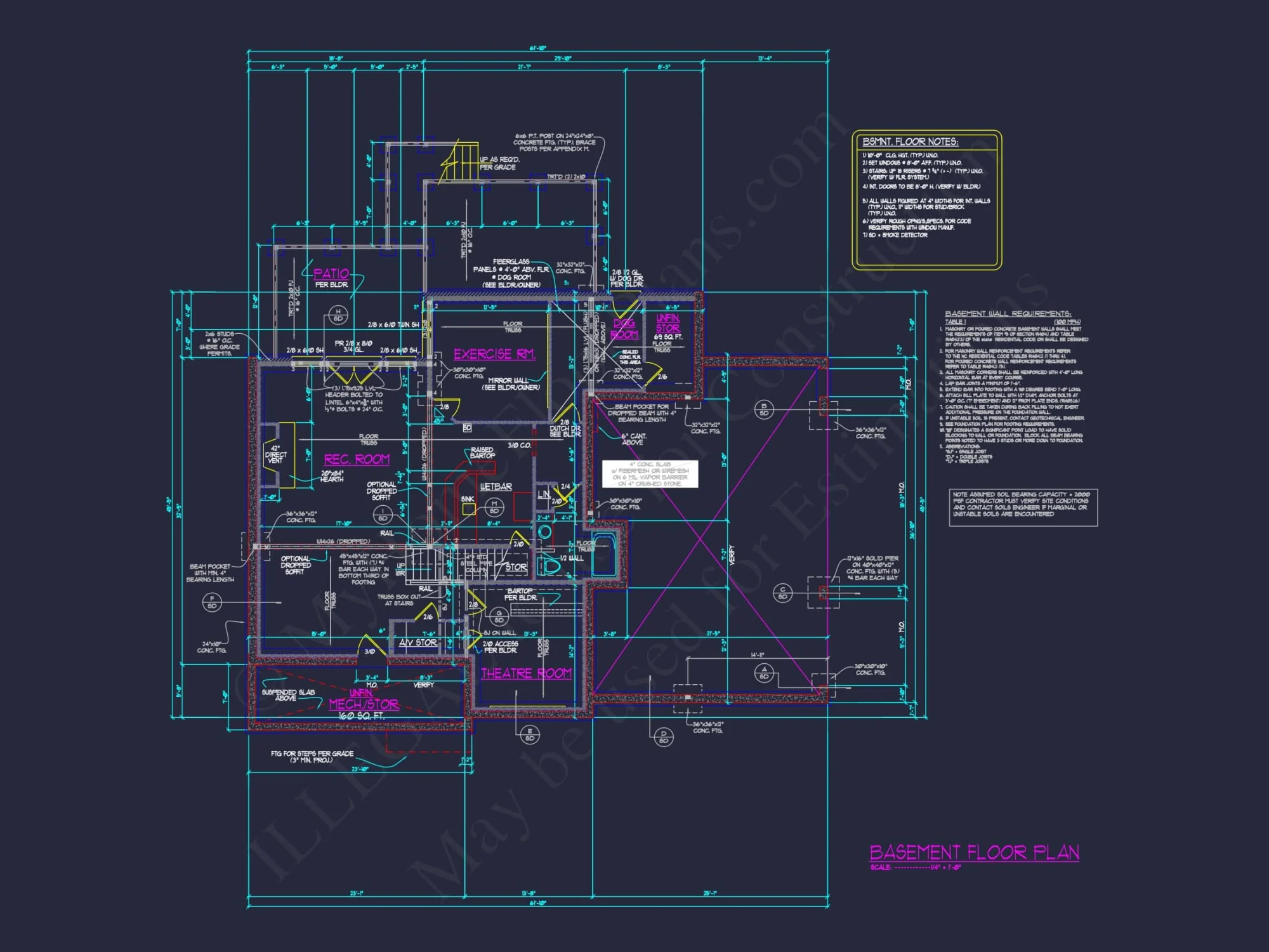Stunning Traditional house Plan with 3.5 Floors and CAD Designs