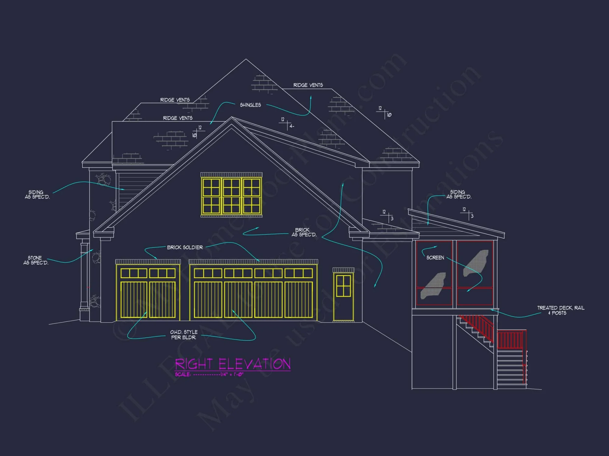 Stunning Traditional house Plan with 3.5 Floors and CAD Designs